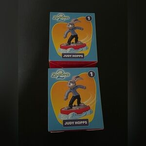 Two Disney Zootopia 2 Judy Hopps McDonald’s Toys Never Opened